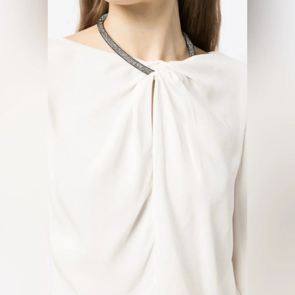 A.L.C. Skylar embellished neck-strap blouse (Does not include the necklace) - Picture 6 of 12